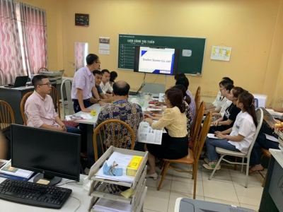 CÔNG TY 3B PHỐI HỢP CÙNG HÃNG DEALIM (HÀN QUỐC) THĂM VÀ LÀM VIỆC TẠI TRƯỜNG ĐẠI HỌC CÔNG NGHIỆP DỆT MAY HÀ NỘI